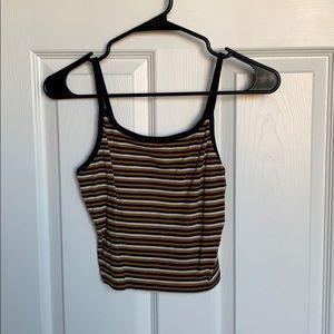 Striped crop top